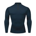 thumbnail image 3 of QIPOPIQ Quarter Zip Pullover Men Stretch Performance Mock Neck Microfleece Golf 1/4 Zip Pullover Mens Sweatshirts Clearance, 3 of 10