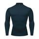 thumbnail image 2 of pstuiky camisetas de manga larga para hombre, Ropa deportiva de secado rápido para hombre, estilo casual, color sólido, para correr, fitness, elástica, de polar Tops casuales para hombres s, 2 of 9