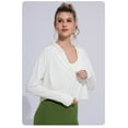 thumbnail image 3 of Women Long Sleeve Sun UV Protection Shirt UPF 50+ Zip Up Jacket Outdoor Coat, 3 of 6