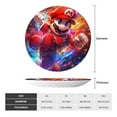 thumbnail image 3 of Sigee Mario W for Bone China Decorative Plate with Stand Decorative Plate for Display Decorative Plates for Home Kitchen Bedroom 6-10inch -7in, 3 of 7