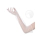 thumbnail image 3 of Guantes largos de ópera de tul INSPIRE CHIC para mujer, guantes de malla transparentes de dedo completo para bodas de noche, color blanco M, 3 of 6