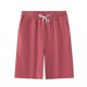 thumbnail image 2 of pstuiky Pantalones cortos de gimnasio para hombre, Pantalones cortos transpirables de color liso para hombre, informales, para vacaciones, con bolsillos Pantalones cortos de baloncesto, 2 of 4