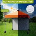 thumbnail image 5 of 10x10 Pop-Up Canopy Tent with Removable Sidewall, Commercial-Grade Shelter, Waterproof, UV 50+, Wheeled Bag & Adjustable Height, 5 of 8