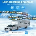 thumbnail image 5 of eRapta Backup Camera System Kit 7" Monitor for Car RV Truck Trailer Tractor 5th Wheel Split Screen 1080P Back up Reversing Parking System Night Vision Rear and Side Wired Camera Y0202, 5 of 8