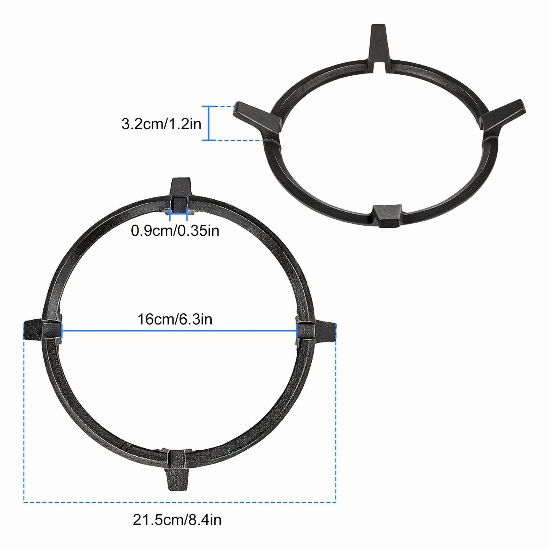 CRESTIN- 8.4 Hole Cast Iron Ring Rim Replace Old Wok Ring For Chinese Wok Range