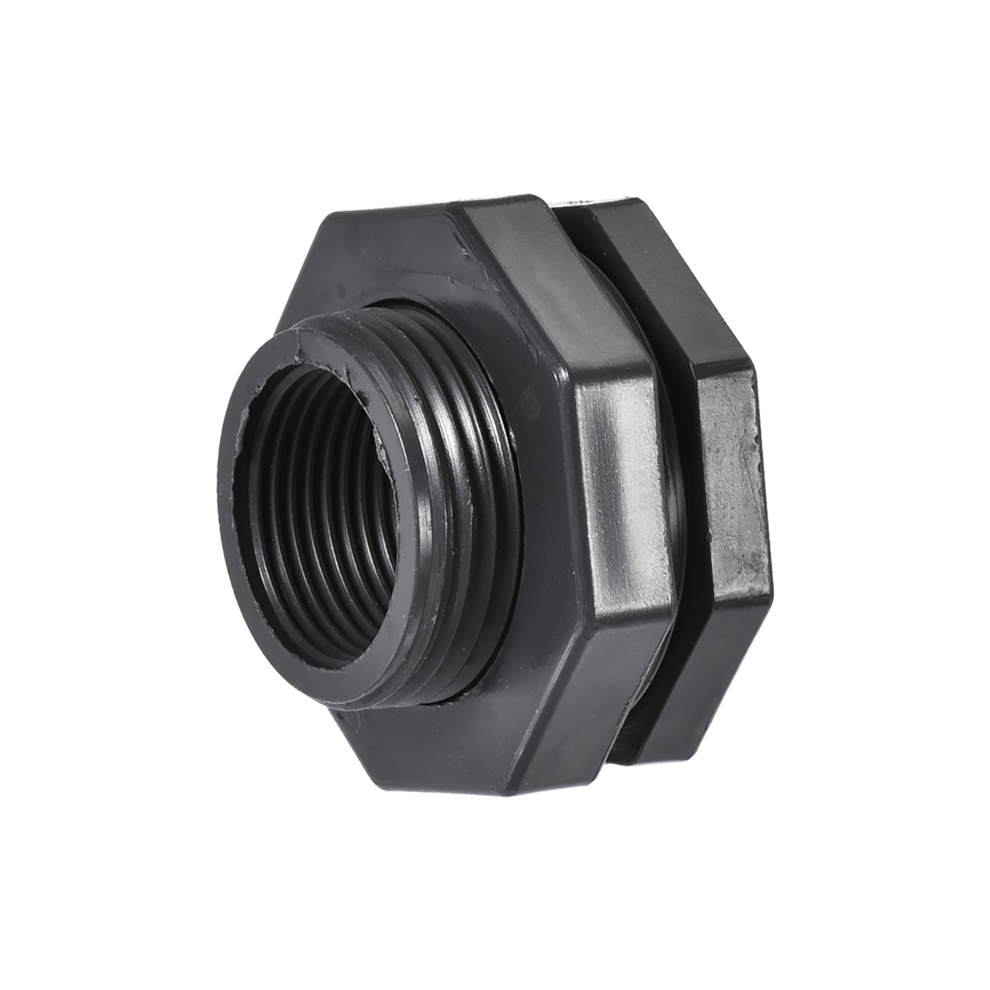 Uxcell G3/4 Female Pipe Fitting PVC Bulkhead Fitting with Silicone