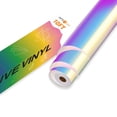 thumbnail image 1 of Vinilo permanente HTVRONT holográfico blanco 3,66 x 3,05 m, 1 of 6