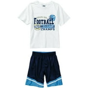 Boys' Football Tee and Reversible Shorts Set