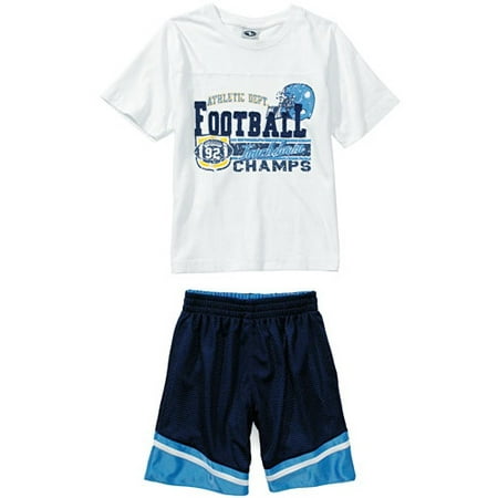 Boys' Football Tee and Reversible Shorts Set