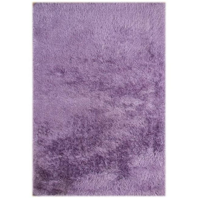 Amer Rug MET460576 Metro Purple Solid Area Rug - 5 ft. x 7 ft. 6 in.