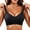 Black, variant on Womens Ice Silk Seamless Sport Bras Lightweight Breathable Push Up Plus Size Seamless Wireless Bras Pullover Yoga Bras