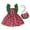 Green, variant on Fshinging Toddler Girls Dresses Summer Sleeveless With Watermelon Print Matching Bag 2 Piece Set Baby Clothes Size 9-12 Months