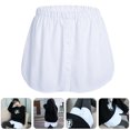 thumbnail image 4 of Shirt Extenders For Women, Adjustable Layered Fake Top, Half-Length Skirt, Fake Top Lower Bottom For Sweater, 4 of 7