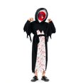 thumbnail image 4 of GYRATEDREAM Halloween Costumes for Boys Grim Reaper Costume Kids Set Scary Ghost Cosplay Outfit Halloween Party Dress up for 10-12Y Black, 4 of 6