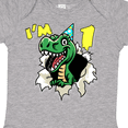 thumbnail image 4 of Inktastic I'm One Dinosaur Boys or Girls Baby Bodysuit, 4 of 5