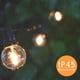 thumbnail image 3 of BRTLX G40 LED Lichterkette Außen 18.3FT mit 12er Glühbirne Warmweiß Wasserdicht Globus Schnur Deko Lichterkette (2 Ersatzlampen) für Garten Hochzeit Party Weihnachten Zhivalor LN-0939, 3 of 8