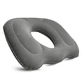 thumbnail image 1 of Cojín de asiento inflable, almohadas para levantar glúteos para el hogar, coche, silla de oficina, silla de ruedas, cojín para silla alivia las hemorroides en la espalda del coxis, 1 of 5