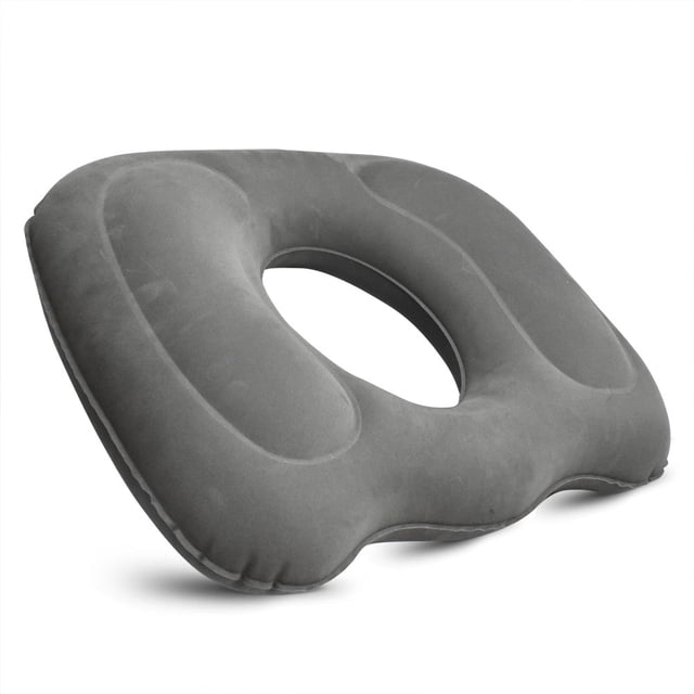 Cojín de asiento inflable, almohadas para levantar glúteos para el hogar, coche, silla de oficina, silla de ruedas, cojín para silla alivia las hemorroides en la espalda del coxis
