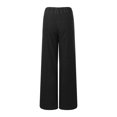 thumbnail image 6 of YDFCWXW Women's Elastic Waist Jeans High Wasited Wide Leg Baggy Denim Pants Fall Outfits Fashion Clothes 2025 (Black, XL), 6 of 6