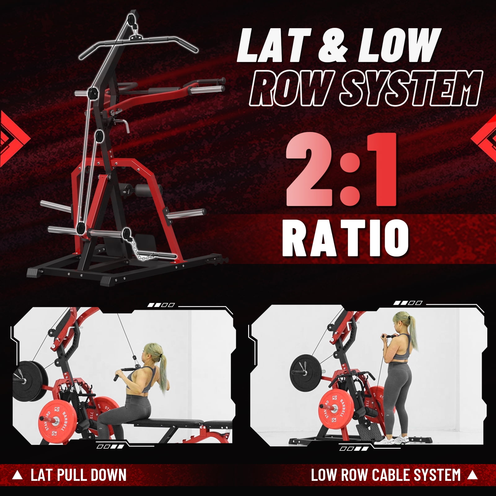 syedee Leverage Gym 2055LB Bench Press Machine for Strength Training Adjustable Full Body Workout Machine for Home Gym with 230lb Weight Plate in Nepal at NPR 254730 Rating 5