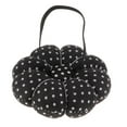 thumbnail image 6 of Polka Dot Pumpkin Fabric Sewing Pin Cushion With Elastic Wrist Belt Black, 6 of 8