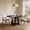 Black, variant on Round Dining Table Wood Kitchen Table for Dining Room, 47" Dinning Room Tables for 4 Adult, Farmhouse Dinner Table with Wooden Tabletop