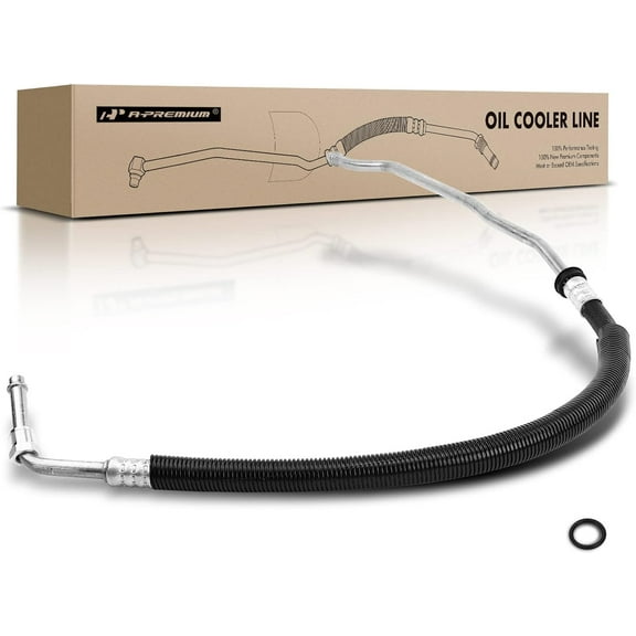 A-Premium Engine Oil Cooler Line Hose Assembly Compatible with Chevrolet GMC C1500 K1500 1996 1997 1998 4.3L