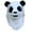 White panda, variant on SDFGTstore Wolf Novelty Full Head for Masquerade Full Head MasPanda Wolf Lion Foxes for Wolf Lion Foxes Panda For Masquerade Dog Wolf Lion Foxes Chimp Costume