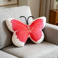 thumbnail image 6 of Partheme 3D Butterfly Shaped Throw Pillow Decorative Animal Accent Cushion Stuffed Plush for Bed Sofa Couch Bedroom Living Room , A, 6 of 6