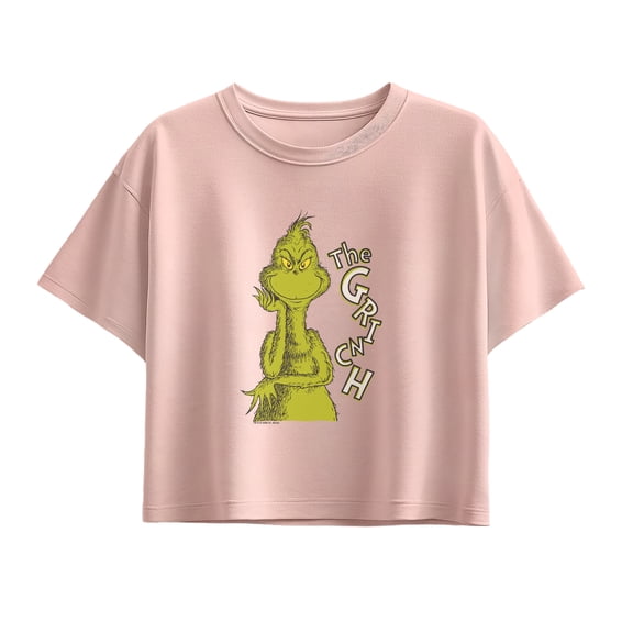 The Grinch - Big Portrait - Youth Girls Boxy T-Shirt