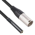 thumbnail image 4 of Yucurem 3.5mm Female To Xlr Male Converter Female To 3 Pin Xlr Male Cable for Microphone, 4 of 10