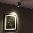 thumbnail image 2 of Foco montado en superficie ajustable Focos empotrables LED de 7 W Luz de techo Aplique de techo con ángulo ajustable Lámpara COB, giratorio 360 ​​° (blanco cálido 3000 k) (Blac, 2 of 5