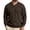 Army Green_001, variant on Sweatshirts Men Stylish Long Sleeve V-Neck Sweat Shirt Fall Winter Casual Ribbed Cuffs Solid Color Tops for Daily Wear Dark Green 2XL