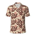 thumbnail image 2 of Daiia Snake Pattern Men’s Polo Shirts,Solid Deck Shirt,Classic Fit, Breathable Cotton Polo for Casual and Sport Wear-XX-Large, 2 of 9
