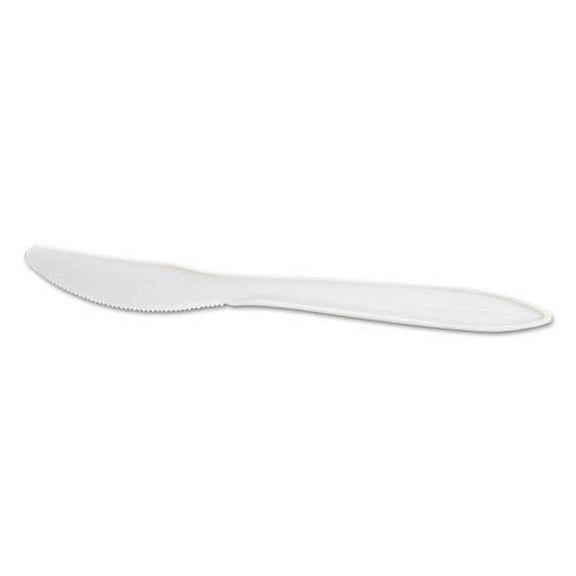 GEN GENMWKIW Individually Wrapped Knife Plastic White 1000/Carton