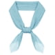 thumbnail image 1 of INSPIRAR CHIC Mujeres Bufandas de Chifón Plisadas, Bufanda de Cuello Semi Transparente con Ribete de Color Contrastante, 43.3x19.7" Azul Claro, 1 of 5