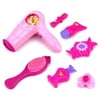 Beautiful Princesses Pretend Play Toy Fashion Beauty Playset w/ Assorted Hair & Beauty Accessories