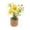 A, variant on OIUR Artificial Potted Plants Refrigerator Magnet Home Office Kitchen Locker Fridge 3D Miniature Cork Pot Fake Flower Magnetic Decoration Ornament