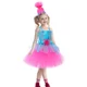 thumbnail image 2 of Vestido de tutú de Halloween para niñas, fiesta de cumpleaños para niños, carnaval, cosplay, elfos mágicos, hadas, trolls, disfraz de amapola, disfraz de Pascua para niños, 2 of 5