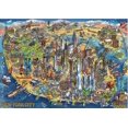 thumbnail image 2 of Carte de NEW YORK CITY USA NY - Casse-Tête de 500 Pcs JIGSAW EDUCA, 2 of 2