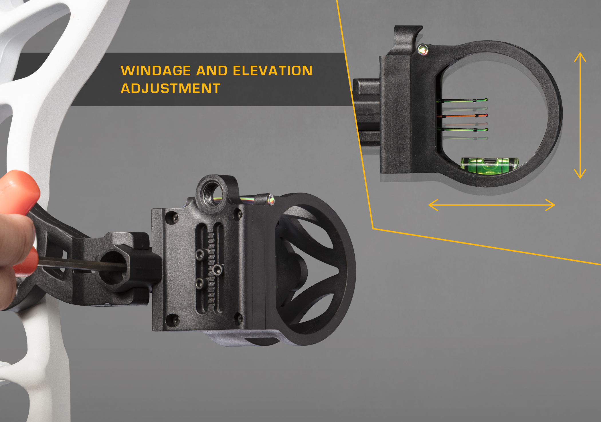 Trophy Ridge Mist Bow Sight, Reversible Mount, Ambidextrous