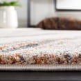 thumbnail image 4 of SAFAVIEH Cyrus Scarlett Abstract Shag Area Rug, Beige/Rust, 5'5" x 7'6", 4 of 11