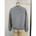 thumbnail image 5 of Women’s Solid Color Zip-Up Jacket, Casual Baseball Collar Lightweight Outerwear, Relaxed Fit Long Sleeve Daily Wear Jacket for Spring Fall, 5 of 11