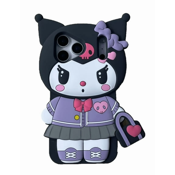 3D Cute Cartoon Silicone Girly Phone Case Shockproof Protective Cover for iPhone 17 16 Pro Max 11 12 13 14 15 Plus