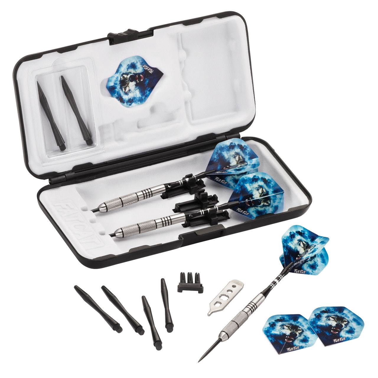 Fat Cat Predator 80% Tungsten Slim Steel Tip 23 Gram Dart Set with Travel Case