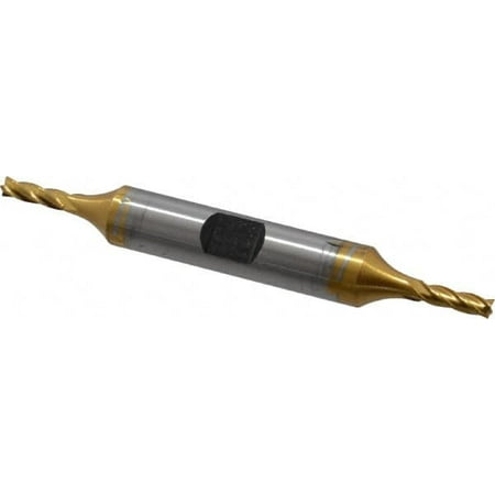 

Hertel 1/8 3/8 LOC 3/8 Shank Diam 3-1/16 OAL 4 Flute HSS Square End Mill Double End TiN Finish Spiral Flute 30° Helix Centercutting Right Hand Cut Right Hand Flute