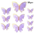 thumbnail image 4 of Cake Toppers 3D Butterfly 10PCS Decorative Cupcake Picks Cake Decoration Sticks, 4 of 6