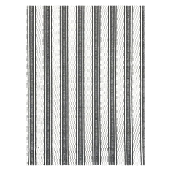 Vertical Stripe Black Grey