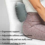 AGCAN Camping Pillow Inflatable Travel Pillows for Adults, Ergonomic Neck & Lumbar Support Camp Pillow for Sleeping