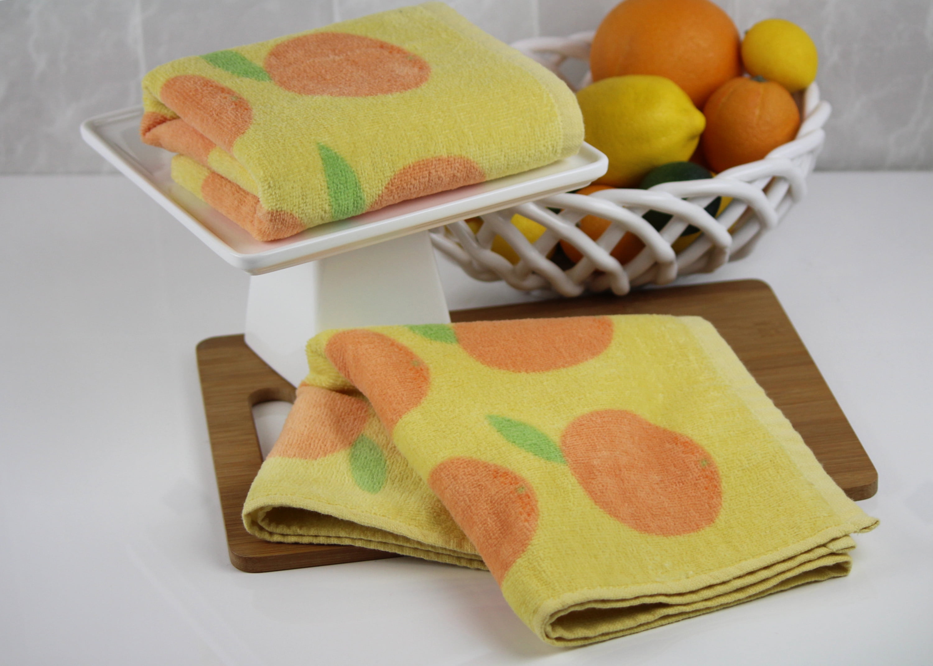 fruit design kitchen towels